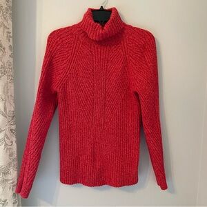 Sundance bright pink turtleneck sweater